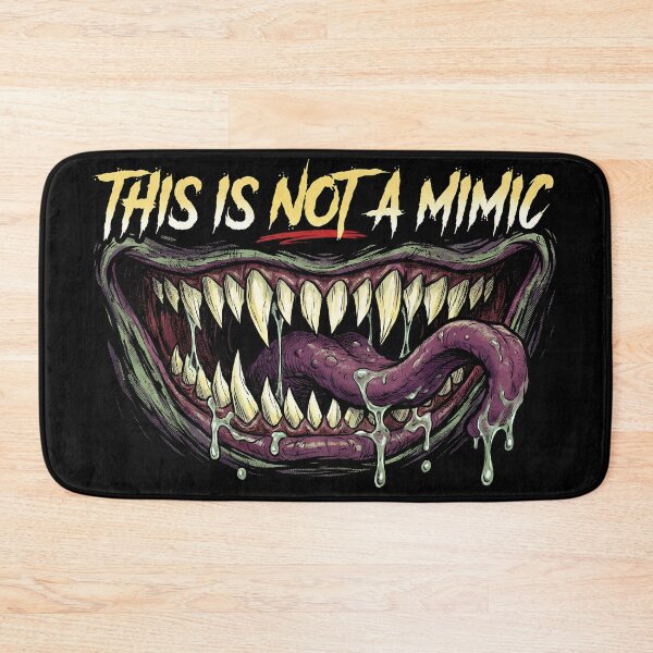 Item preview, This Is Not A Mimic Scary Monster Mouth Fantasy RPG designed and sold by Fenay Designs.