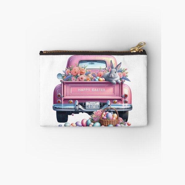 Item preview, Happy Easter Spring Truck Design, Easter Cute Bunny, Floral Truck Art, Vintage Spring Paster Truck designed and sold by gabrielakrall.