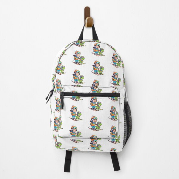 Item preview, Skiing Girl and Dino Buddy - Winter Adventure Duo designed and sold by PrintStichCo.