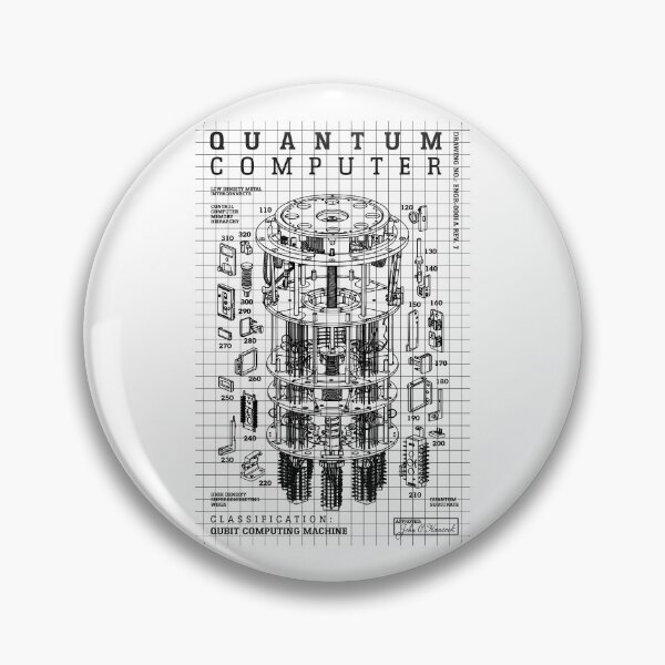 Item preview, Quantum Computer Diagram Qubit Computing Physics Science Lab designed and sold by GrandeDuc.