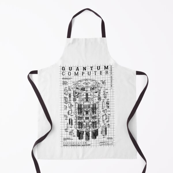 Item preview, Quantum Computer Diagram Qubit Computing Physics Science Lab designed and sold by GrandeDuc.