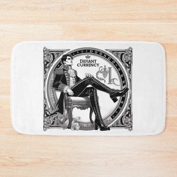 Item preview, Gay Leather Pride Protest Defiant Currency Black & White Tom of Finland Tribute Gay Pride Graphic Design designed and sold by ItsAKinkThing.