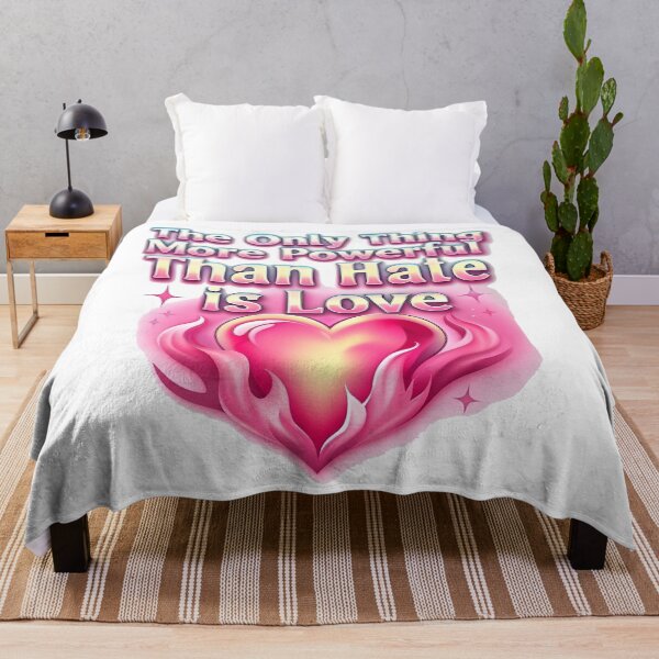 Item preview, The Only Thing More Powerful Than Hate Is Love designed and sold by Uglyandcute.