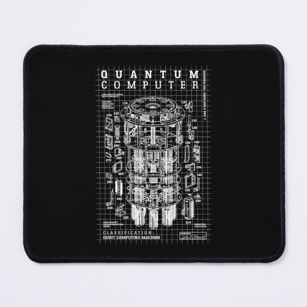 Item preview, Quantum Computer Diagram Qubit Computing Physics Science Lab designed and sold by GrandeDuc.