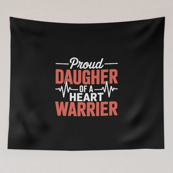 Item preview, Proud Daughter Heart Warrior designed and sold by jkrphoto.