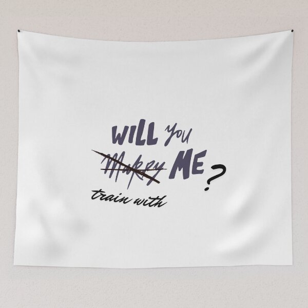 Item preview, Will you train with me? designed and sold by BlissThreads.