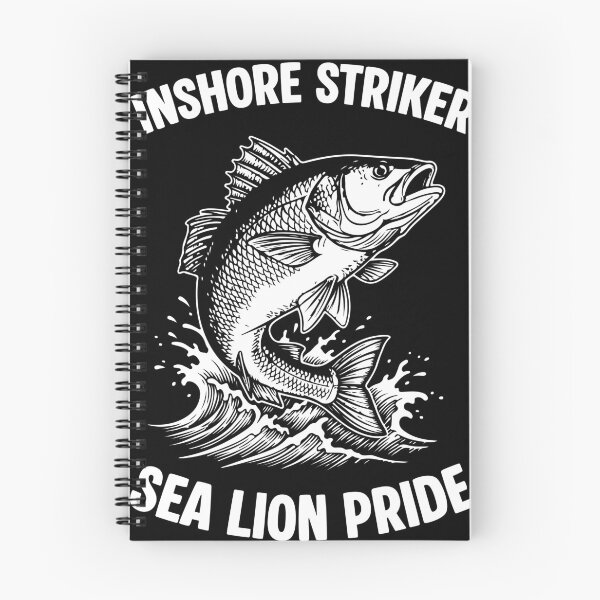 Item preview, Inshore Striker - Sea Bass and Ocean Waves designed and sold by PixelStudioBe.