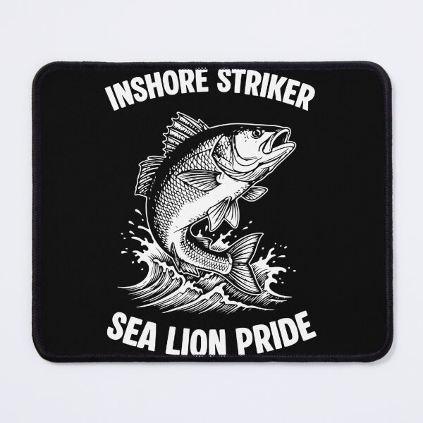 Item preview, Inshore Striker - Sea Bass and Ocean Waves designed and sold by PixelStudioBe.