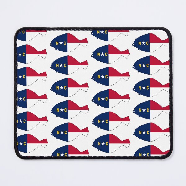 Item preview, Flounder North Carolina Flag designed and sold by marmalade-art.