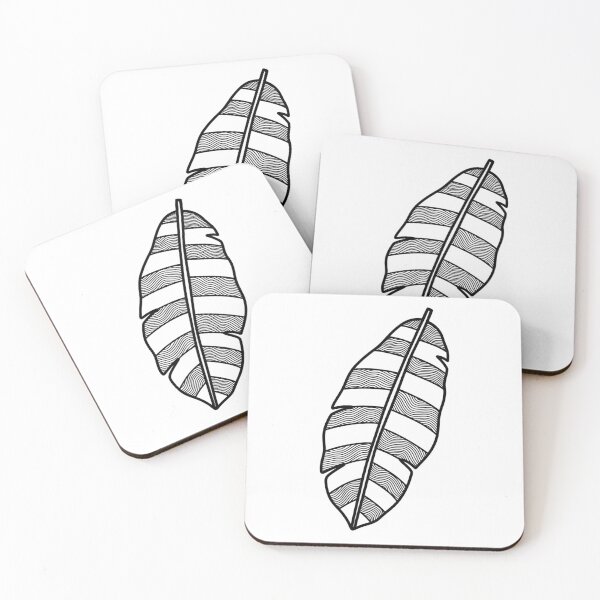 Item preview, Banana Leaf - Line Art, Botanical designed and sold by aliciawarddesign.