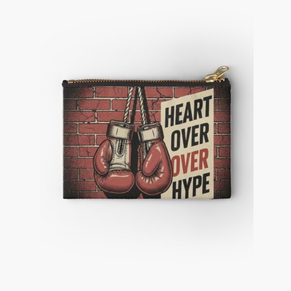 Item preview, HERAT "OVER" HYPE– Vintage Boxing Gloves Gym Training Design designed and sold by BuiltByDiscipline.
