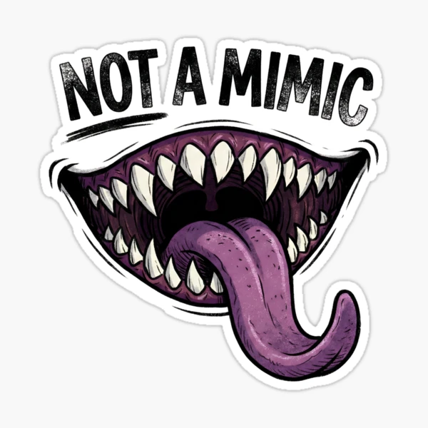 送料無料　VALIEM MONSTER MOUTH / BLOCK-M06 Not A Mimic Funny Purple Monster Mouth Tabletop Gaming