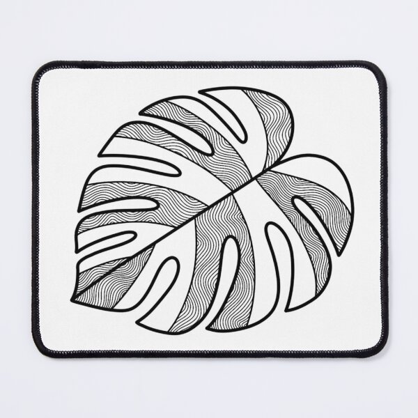 Item preview, Monstera Leaf Thin - Line Art, Botanical designed and sold by aliciawarddesign.