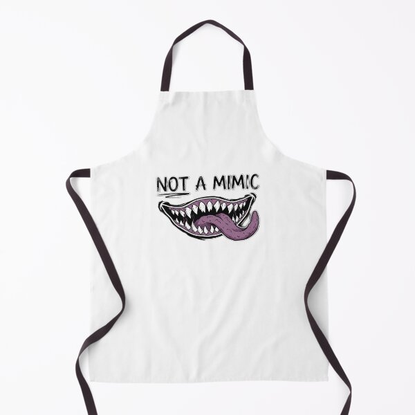Item preview, Not A Mimic Sharp Teeth Monster Mouth Tabletop RPG designed and sold by Fenay Designs.