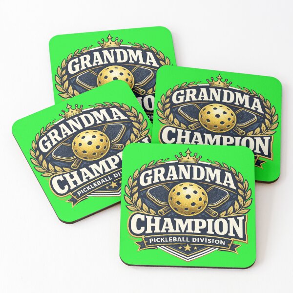 Item preview, Pickleball Grandma Champion Shirt – Athletic Championship Style Tee – Gift for Competitive Grandmother designed and sold by Pickleball-Gift.