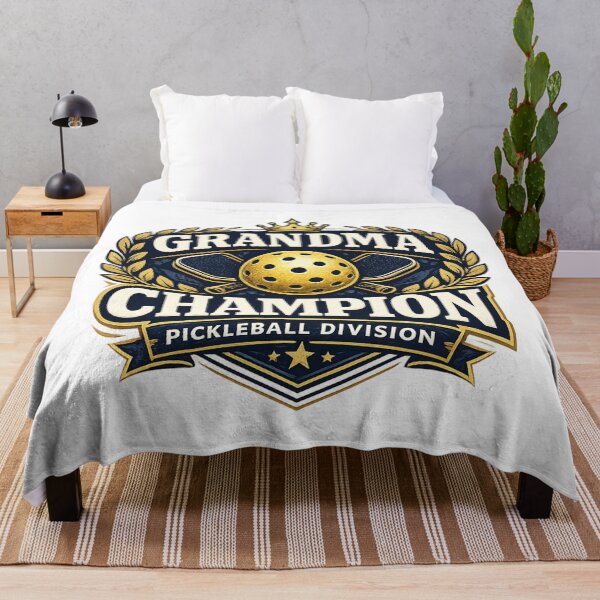 Item preview, Pickleball Grandma Champion Shirt – Athletic Championship Style Tee – Gift for Competitive Grandmother designed and sold by Pickleball-Gift.