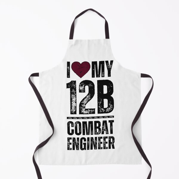 Item preview, Love My 12B Combat Engineer – Proud Army MOS Support Design for Military Families & Soldiers Red Heart Destressed Black Font designed and sold by GFamilyC.