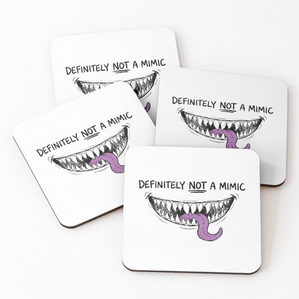 Item preview, Definitely Not A Mimic Sketch Monster Mouth RPG Humor designed and sold by Fenay Designs.