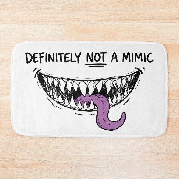 Item preview, Definitely Not A Mimic Sketch Monster Mouth RPG Humor designed and sold by Fenay Designs.