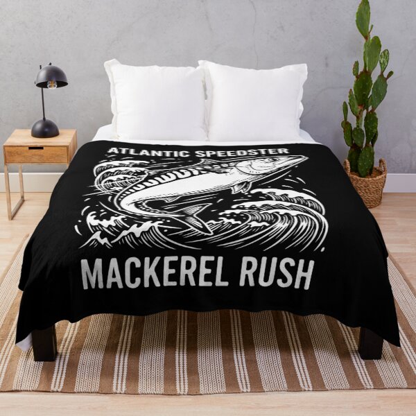 Item preview, Atlantic Speedster - Mackerel and Ocean Waves designed and sold by PixelStudioBe.