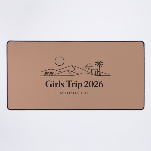 Item preview, Morocco Girls Trip 2026 Minimalist Travel Design designed and sold by SplashTastic.