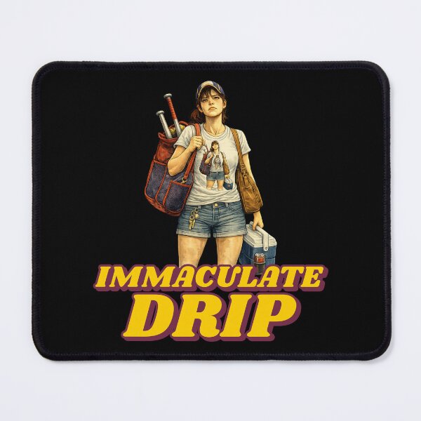 Item preview, Immaculate Drip -- Baseball/Softball Mom Humor designed and sold by The Sporty Nerd.
