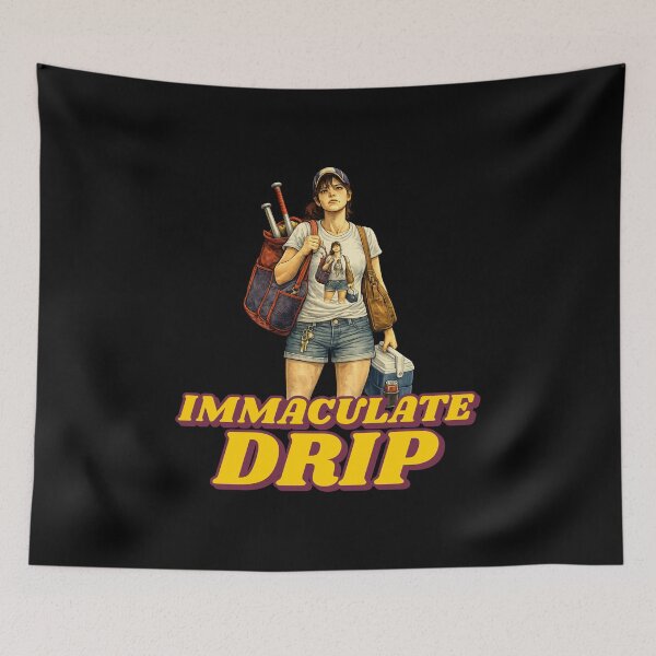 Item preview, Immaculate Drip -- Baseball/Softball Mom Humor designed and sold by The Sporty Nerd.