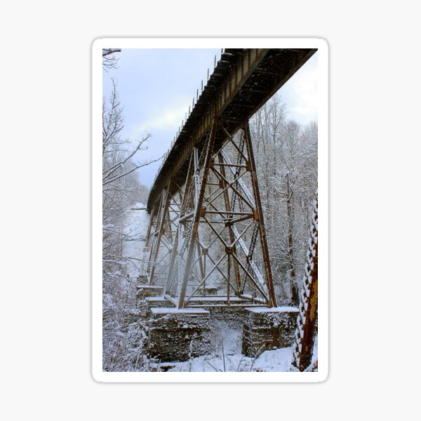 Item preview, Railroad trestle in the snow designed and sold by Joebill138.