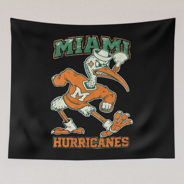 Item preview, Miami Hurricanes Ibis Classic Vintage Mascot Desig designed and sold by AnaBode.