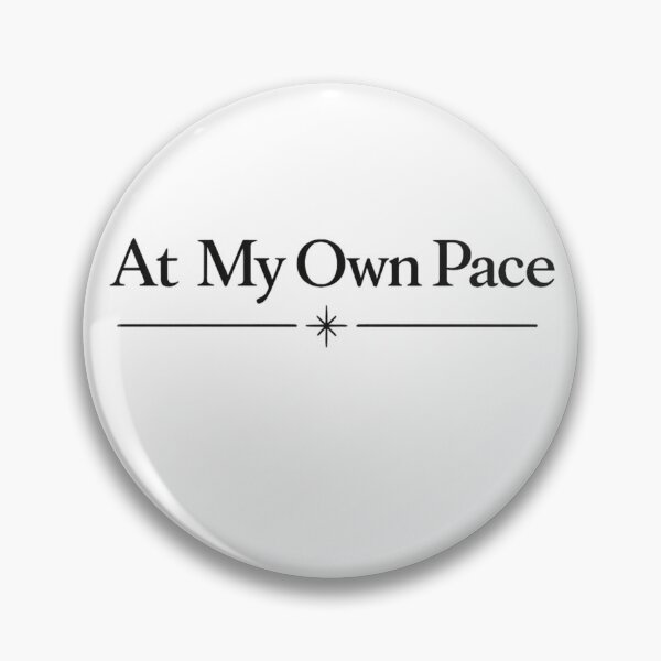 Item preview, At My Own Pace – Minimal Lifestyle Typography designed and sold by gabeszshop.