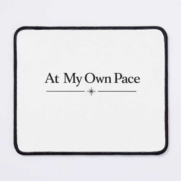 Item preview, At My Own Pace – Minimal Lifestyle Typography designed and sold by gabeszshop.