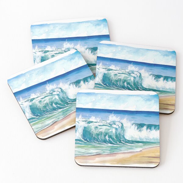 Item preview, Flamands Beach Breaking Waves in St. Barthelemy designed and sold by artshop77.