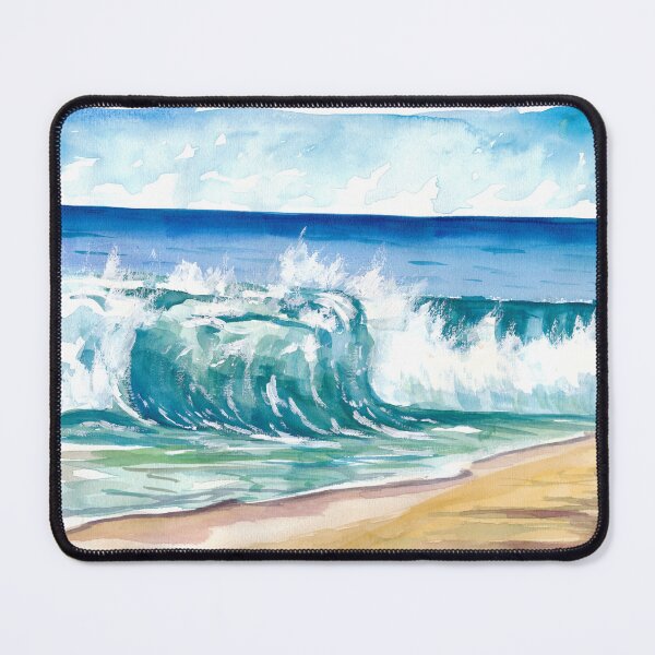 Item preview, Flamands Beach Breaking Waves in St. Barthelemy designed and sold by artshop77.