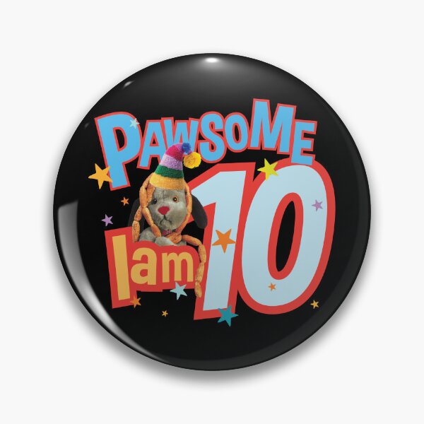Item preview, Sooty Sweep I Am Ten 10th Birthday Pawsome Kids designed and sold by All-And-Every.