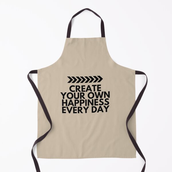 Item preview, Create Your Own Happiness Every Day – Minimalist Motivational Quote designed and sold by icreativestudio.