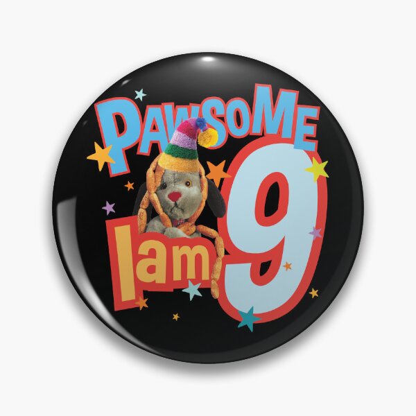 Item preview, Sooty Sweep I Am Nine 9th Birthday Pawsome Kids designed and sold by All-And-Every.