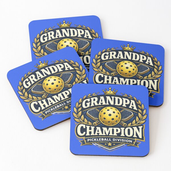 Item preview, Pickleball Grandpa Champion Shirt – Athletic Championship Style Tee – Gift for Competitive Grandfather designed and sold by Pickleball-Gift.