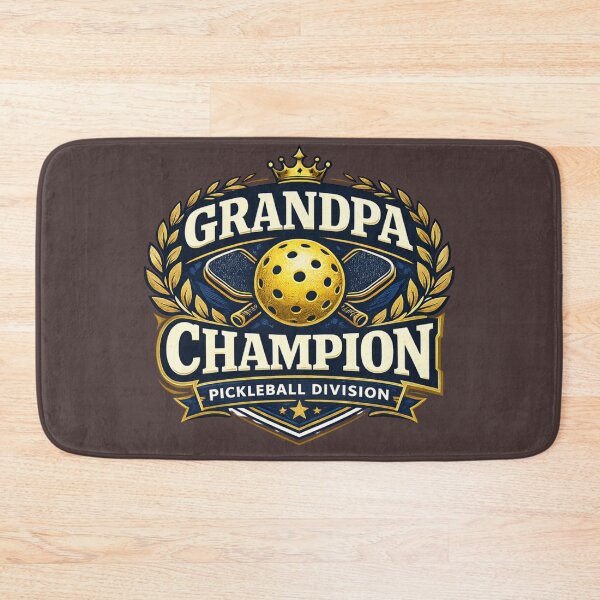 Item preview, Pickleball Grandpa Champion Shirt – Athletic Championship Style Tee – Gift for Competitive Grandfather designed and sold by Pickleball-Gift.
