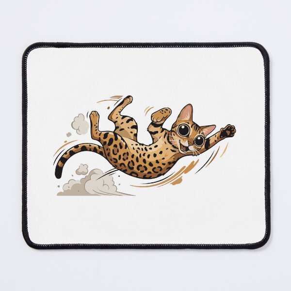 Item preview, 3 AM Parkour Champion Funny Bengal Cat designed and sold by Petzzz.
