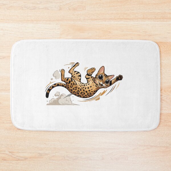 Item preview, 3 AM Parkour Champion Funny Bengal Cat designed and sold by Petzzz.