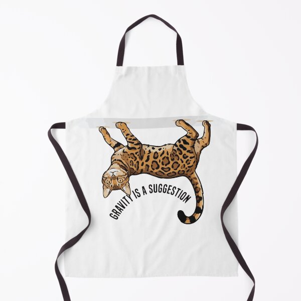 Item preview, Gravity Is A Suggestion Flying Bengal Cat designed and sold by Petzzz.