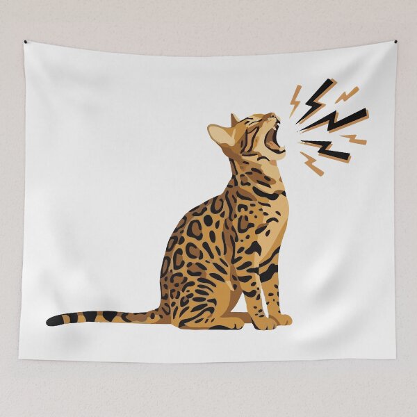 Item preview, I Do Not Meow I Yowl Loud Bengal Cat Meme designed and sold by Petzzz.