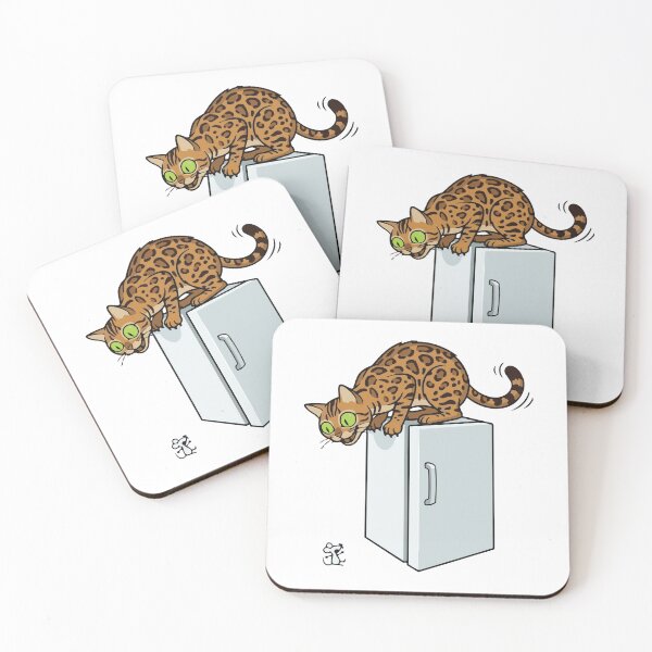 Item preview, The Fridge Gargoyle High Altitude Bengal Cat designed and sold by Petzzz.