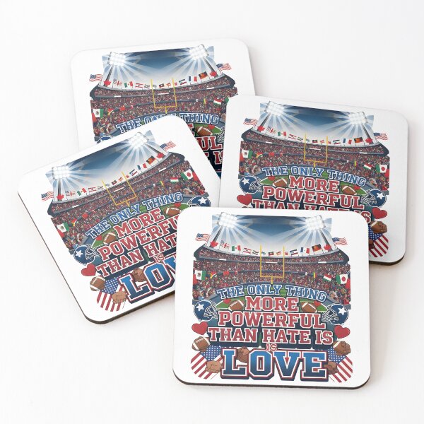 Item preview, The Only Thing More Powerful Than Hate Is Love Stadium Unity Concept designed and sold by Uglyandcute.