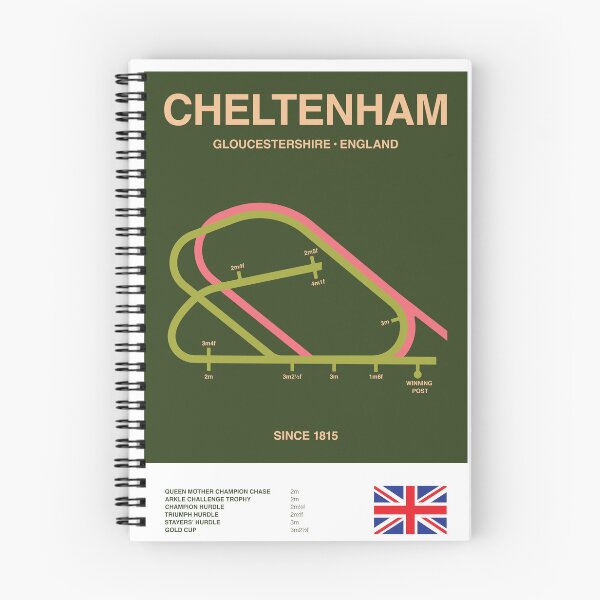 Item preview, Minimalist Cheltenham Horse Racing Line Print designed and sold by The Circuit Collection.