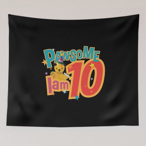 Item preview, Sooty I Am Ten 10th Birthday Pawsome Kids designed and sold by All-And-Every.