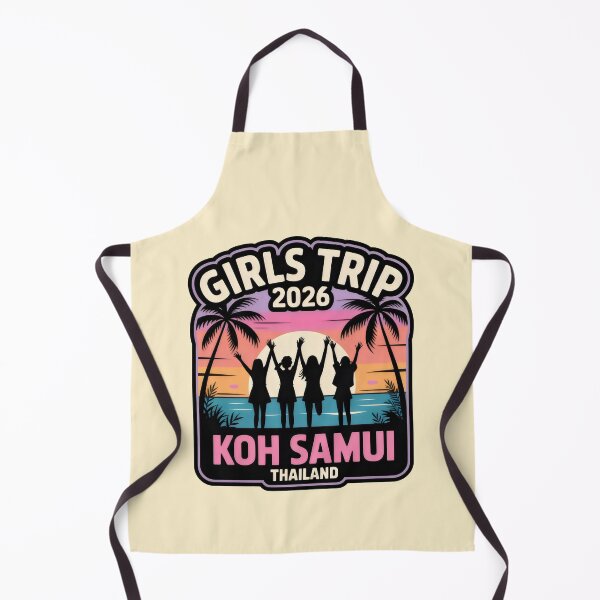 Item preview, Koh Samui Thailand Girls Trip 2026 Tropical Vacation Badge designed and sold by SplashTastic.