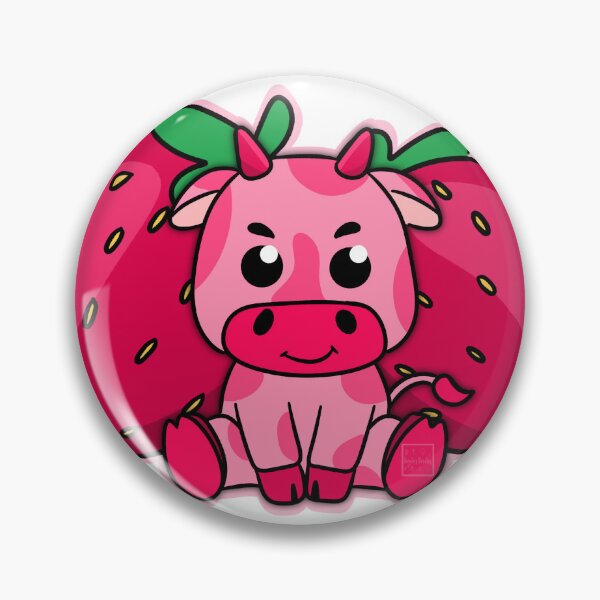 Item preview, Strawberry Cow designed and sold by Angela’s Doodles.
