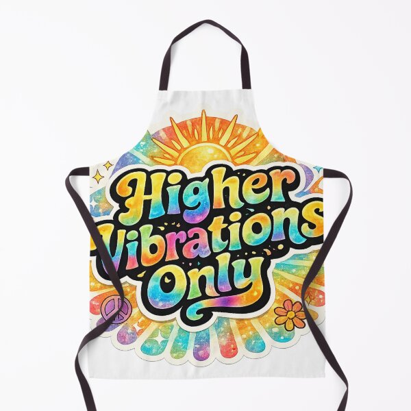 Item preview, Higher Vibrations Only – Retro Tie-Dye Hippie Spiritual Design designed and sold by Hippy Hussy Designs.