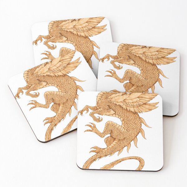 Item preview, Dragon – Hand-Drawn Pyrography Fantasy Art designed and sold by ScratchednBurnt.